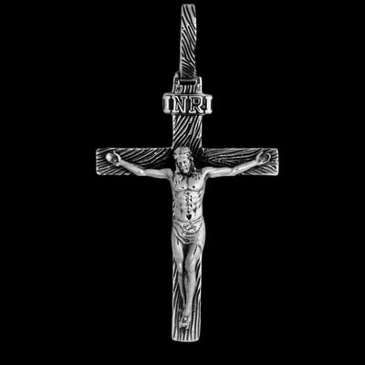 Cruz Católica de Plata