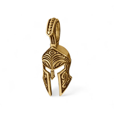 14k Yellow Gold Spartan Pendant