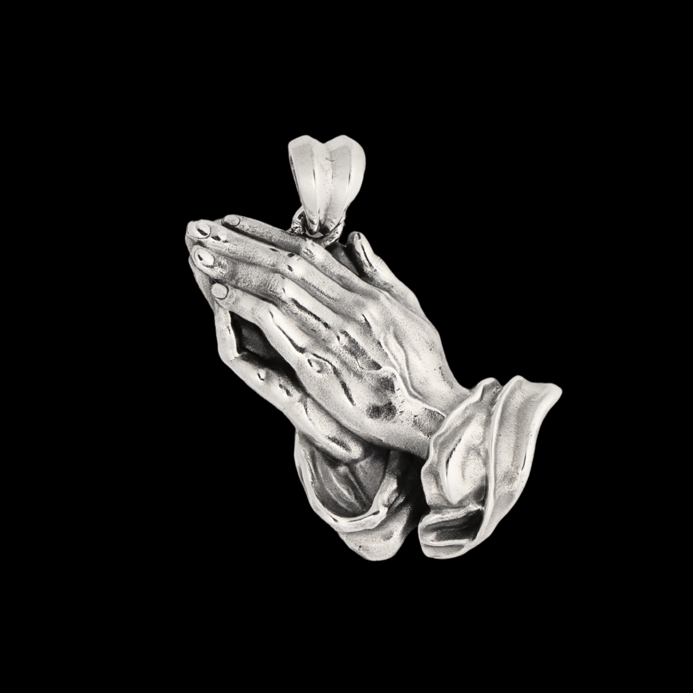 PRAYING HANDS Silver Pendant