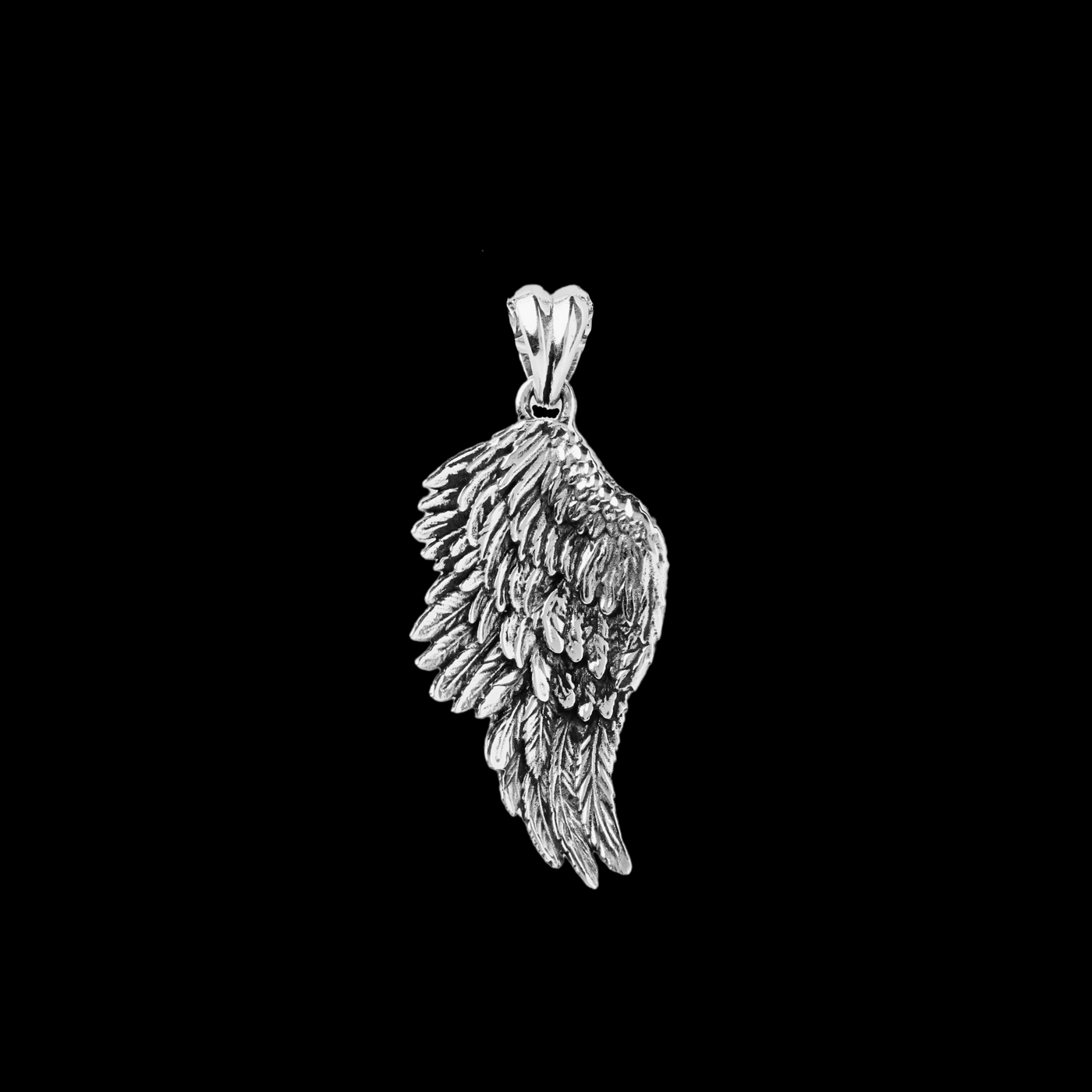 Silver Angel Wing Pendant