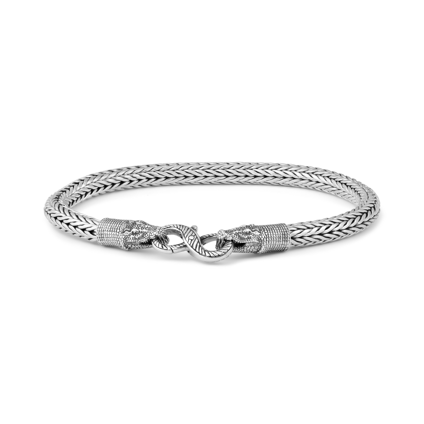 Crocodile Silver bracelet