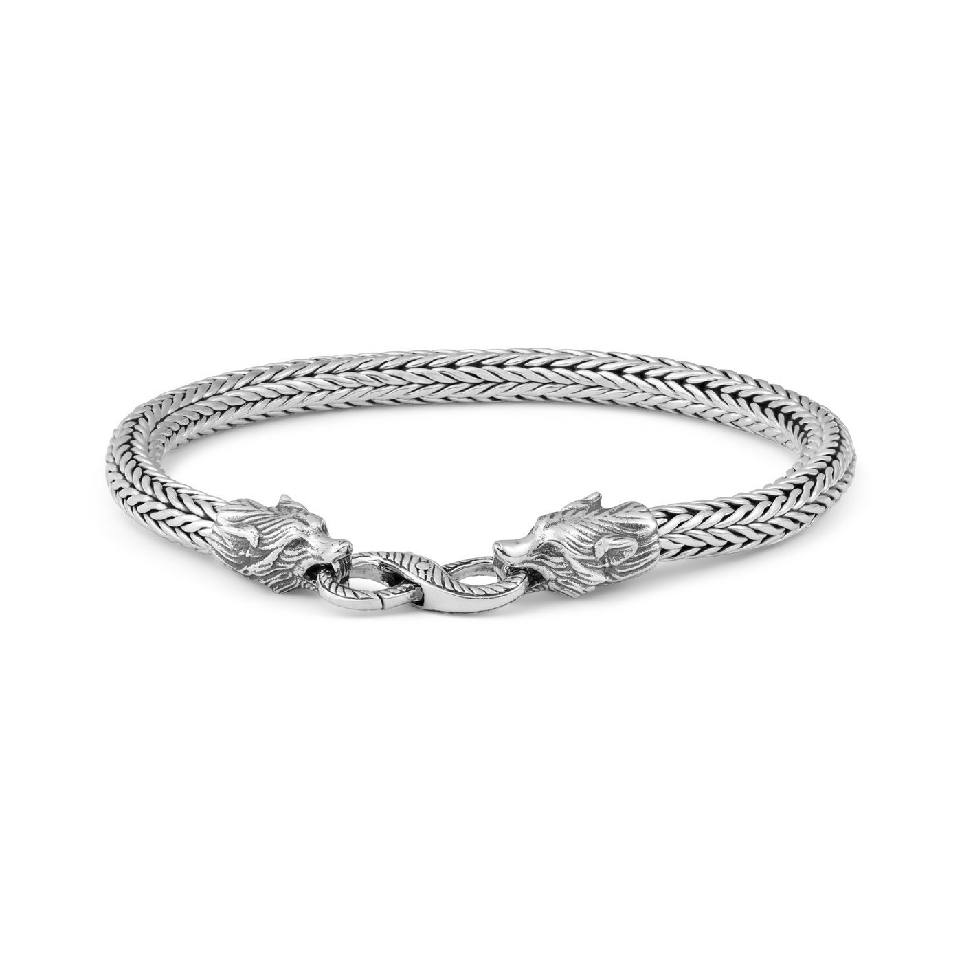 Wolf Silver Bracelet