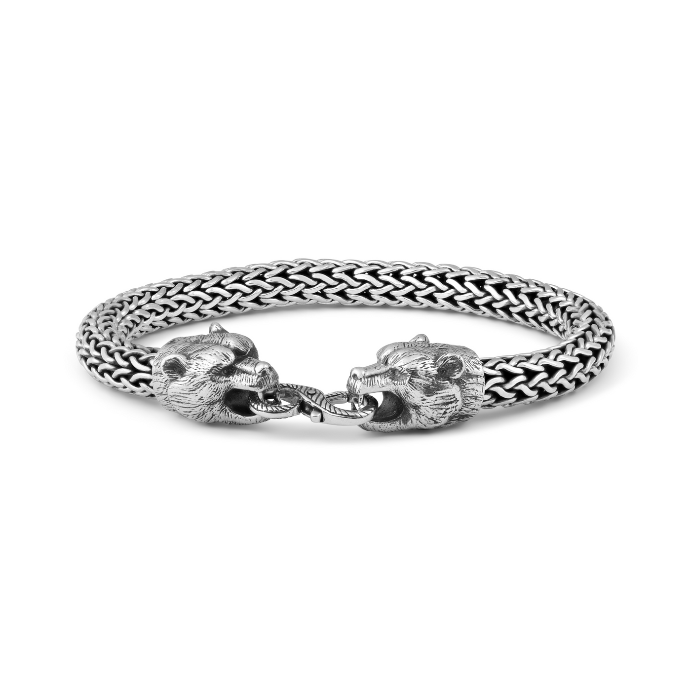 Pulsera Oso Pesado de Plata