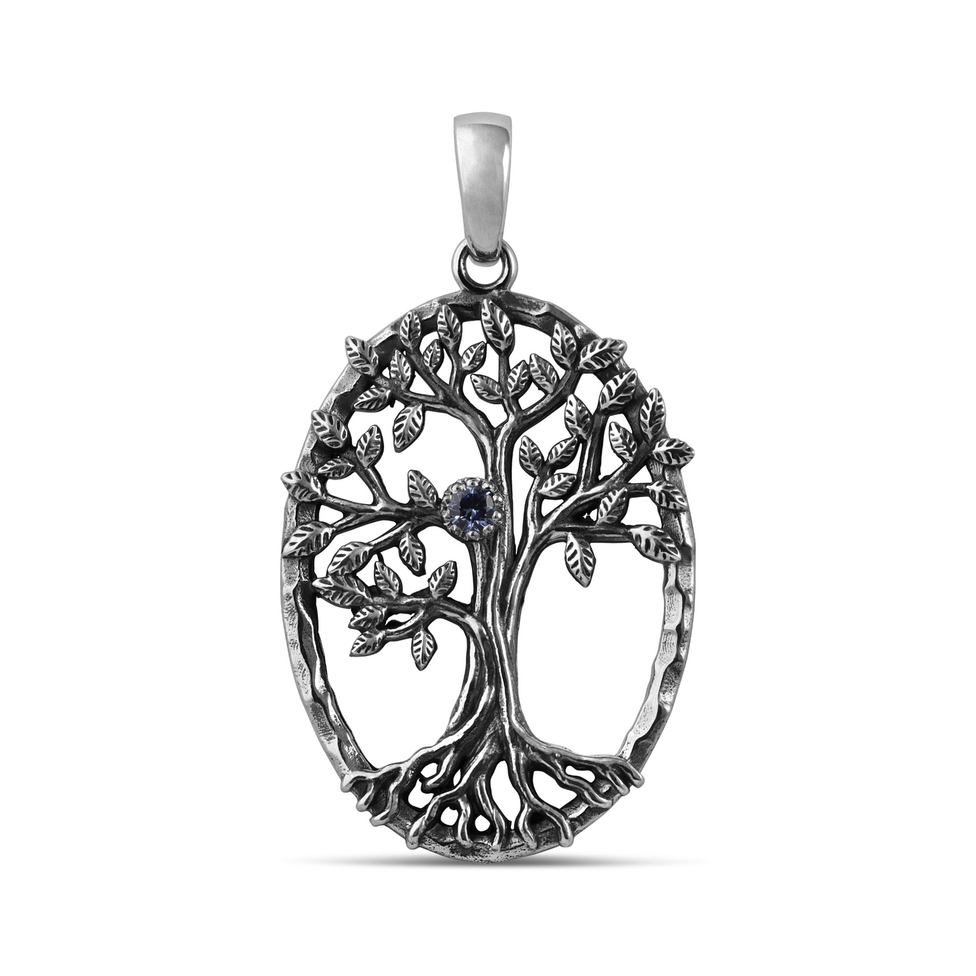 Sapphire Tree of Life Pendant