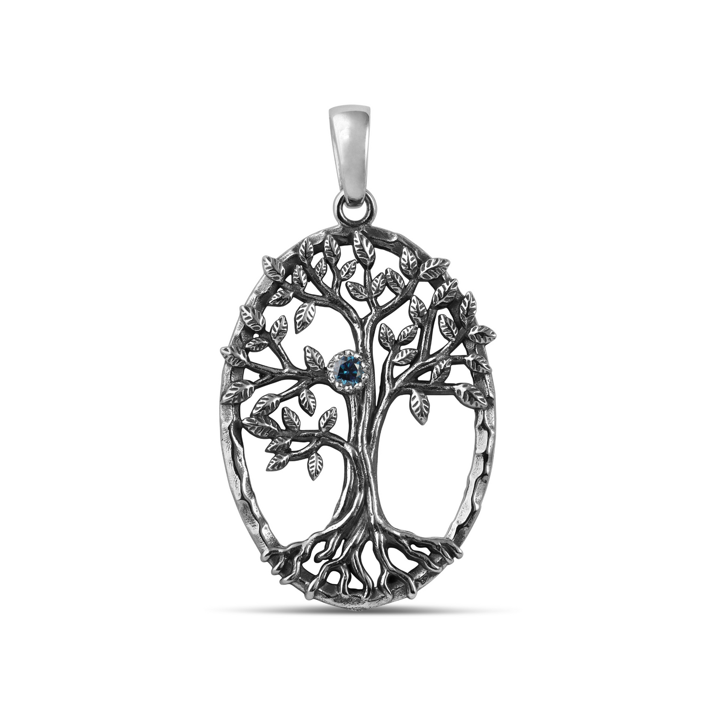 Sapphire Tree of Life Pendant