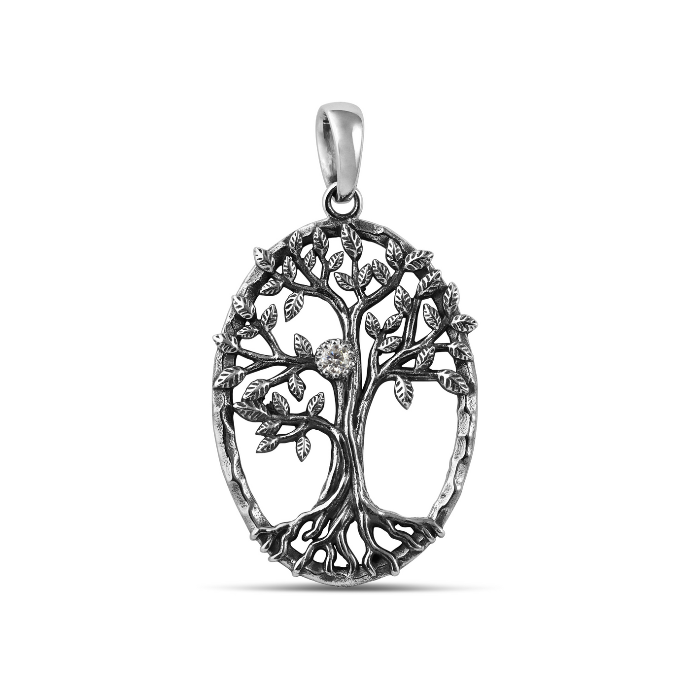 Moissanite Tree of Life Pendant