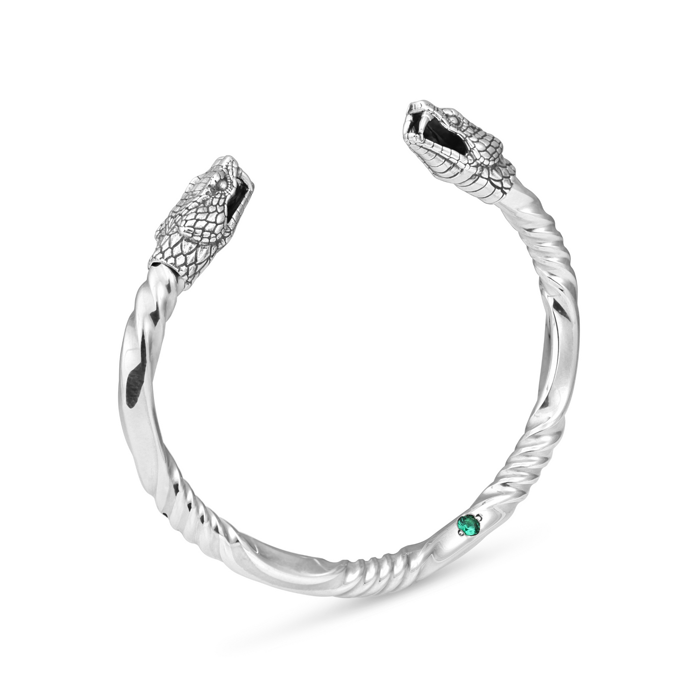 Cobra Emerald Cuff