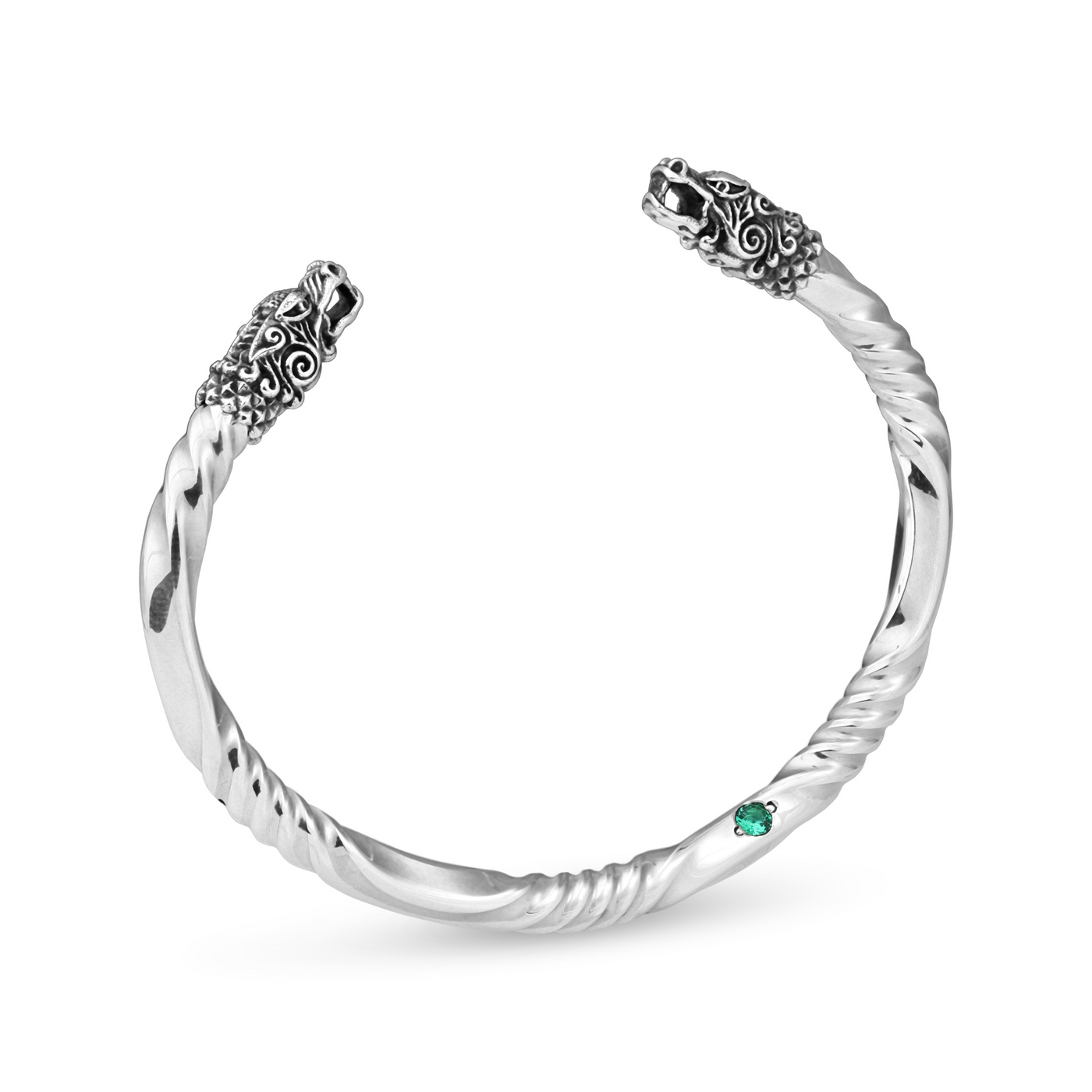 Dragon Emerald Cuff