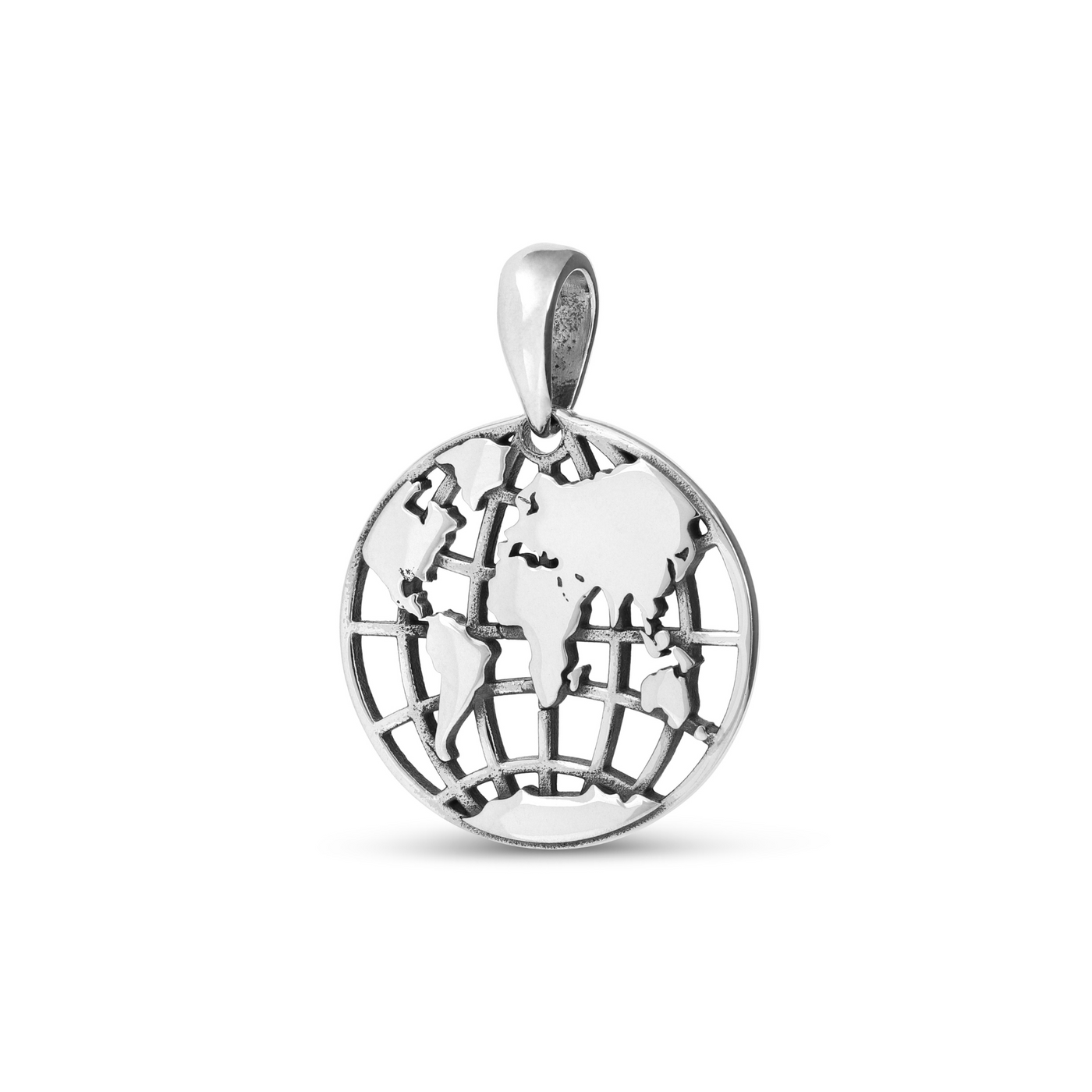 Silver Globe Pendant