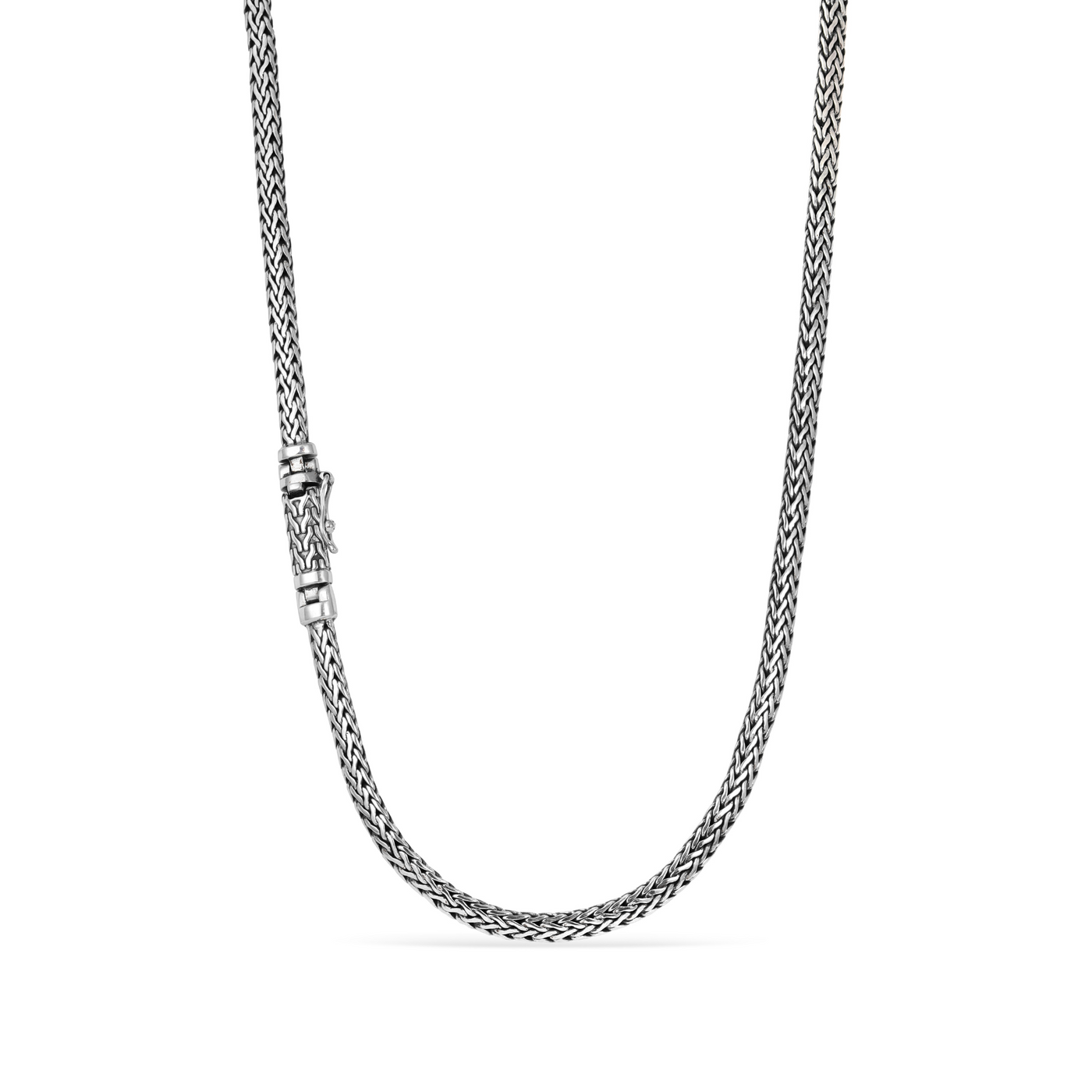 Foxtail Silver Necklace