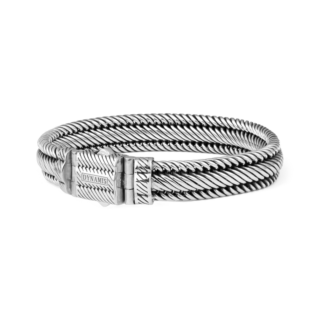 ダイアナ　バングル Silver Tone 0.25ct Diamond Wave Link Tennis Bracelet