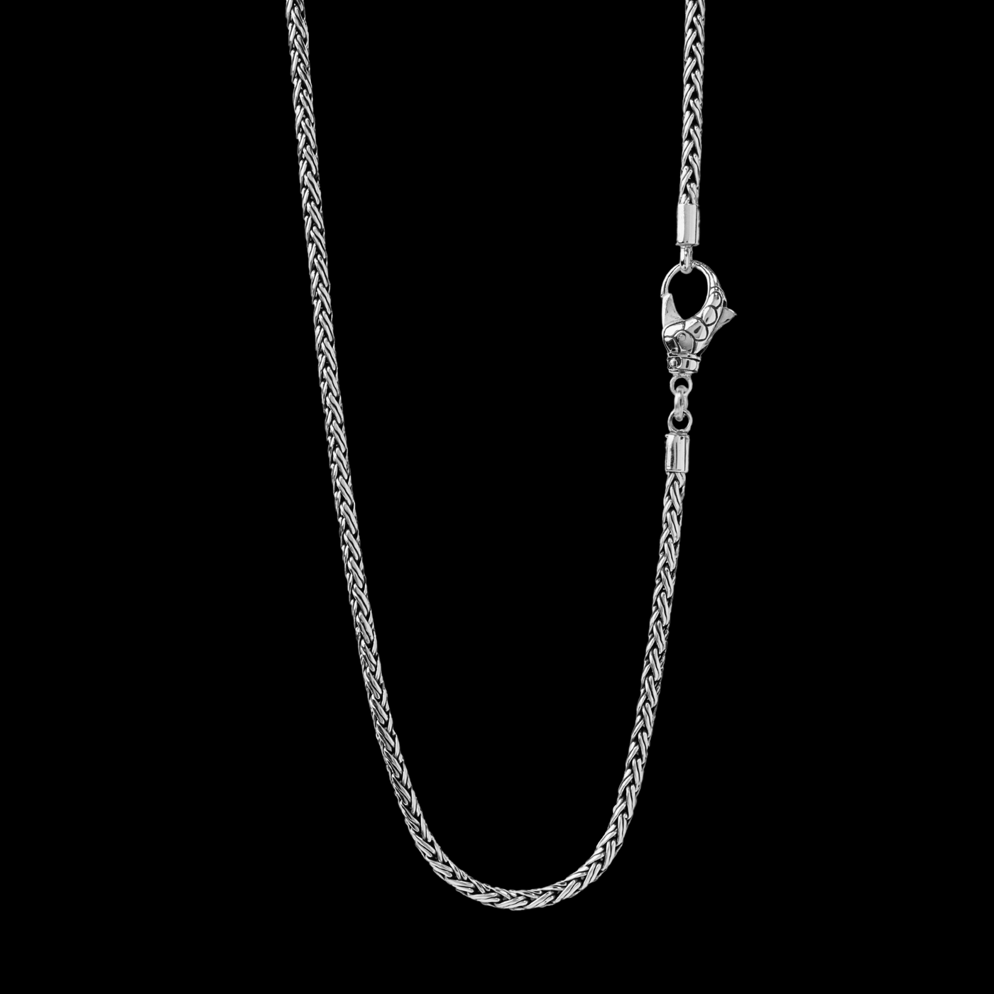 Bali silver necklace (3 mm)
