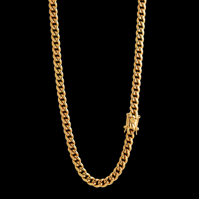 Cuban necklace 6 mm (Gold)