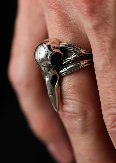 Raven Silver Ring