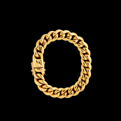 Cuban bracelet 12 mm (Gold)