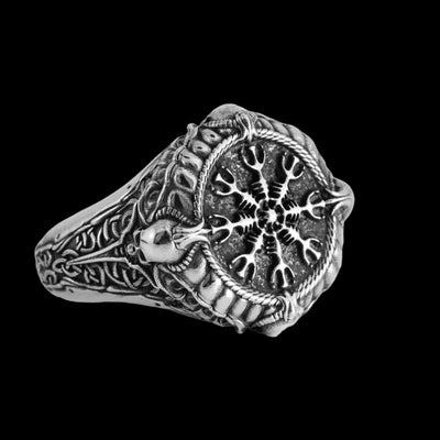 Helm of Awe Silver Ring
