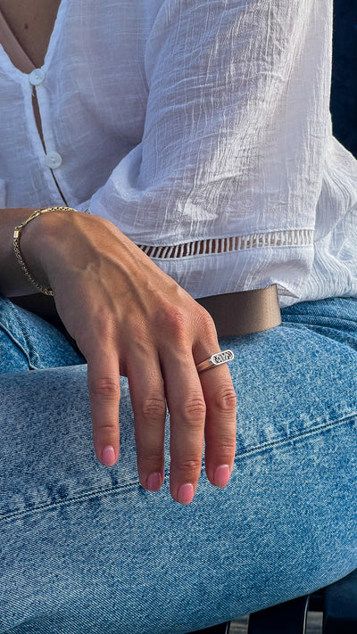 The Beaumont Silver Signet Ring