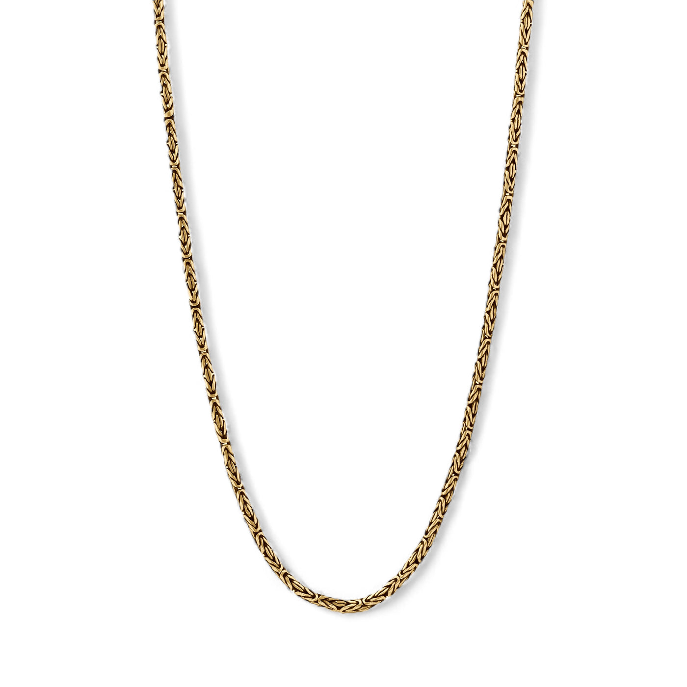 Byzantine 18k Yellow Gold necklace (2.5 mm)