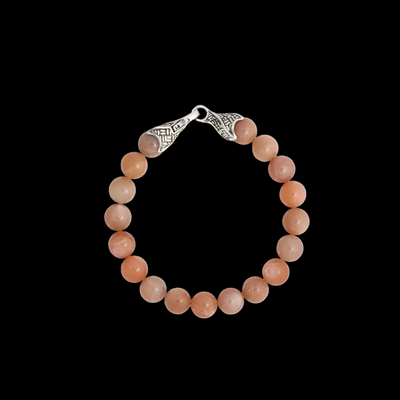 Peach Moonstone bracelet