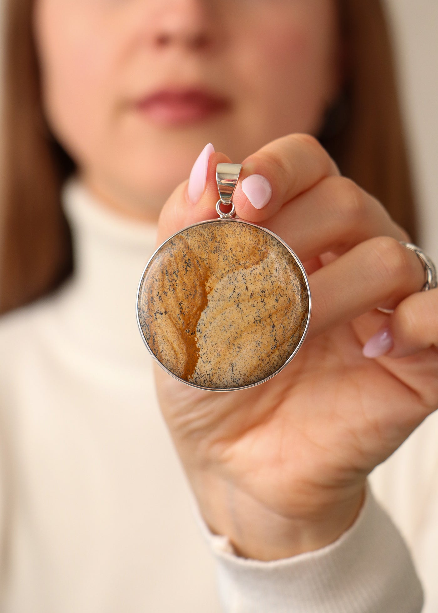 Jasper pendant