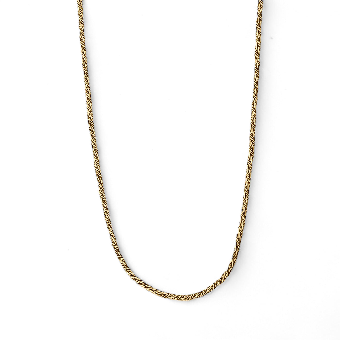 Bali 18k Yellow Gold Necklace (2.5 mm)