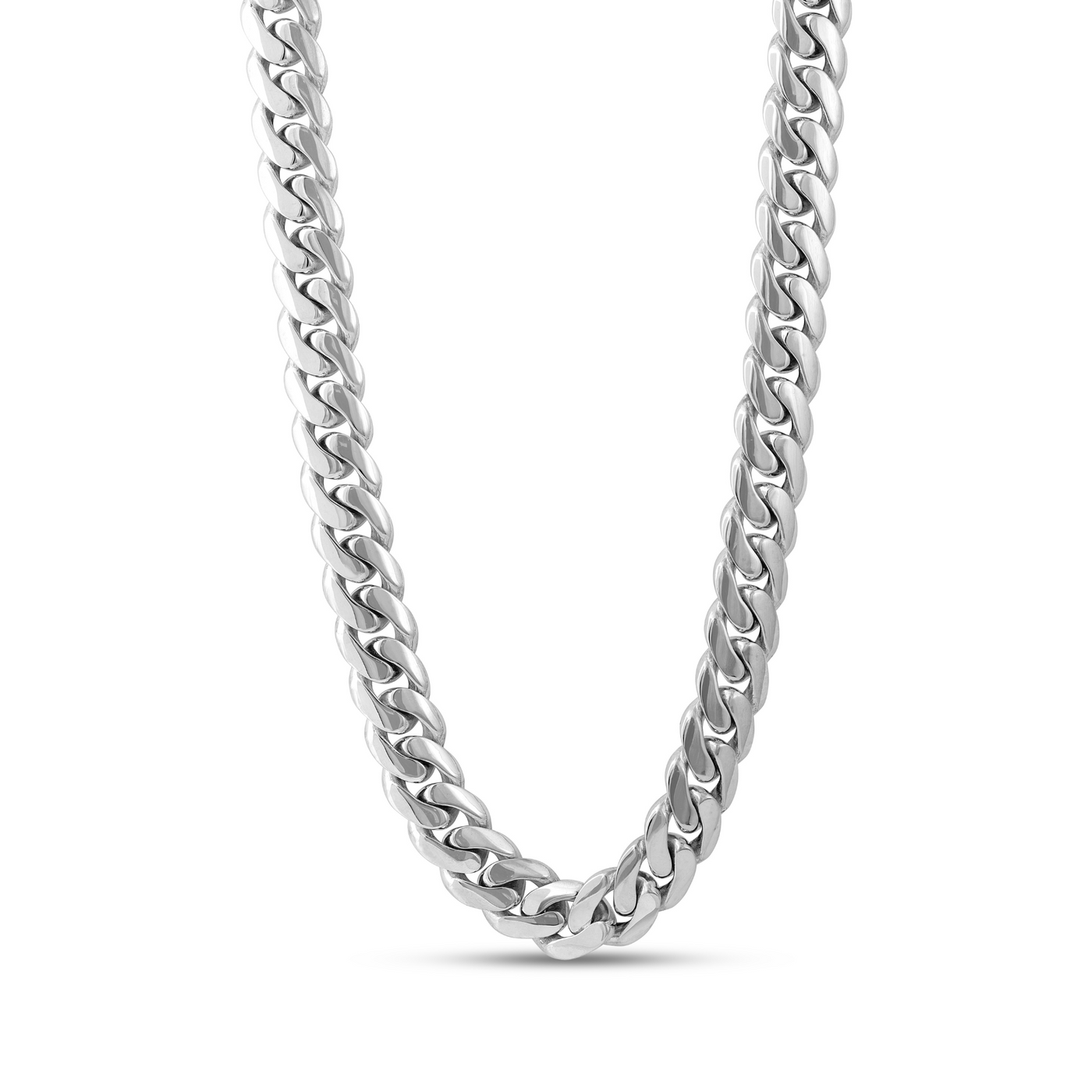 Heavy silver Cuban necklace (16 MM)