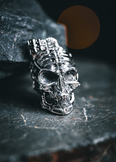 Skull Silver Pendant