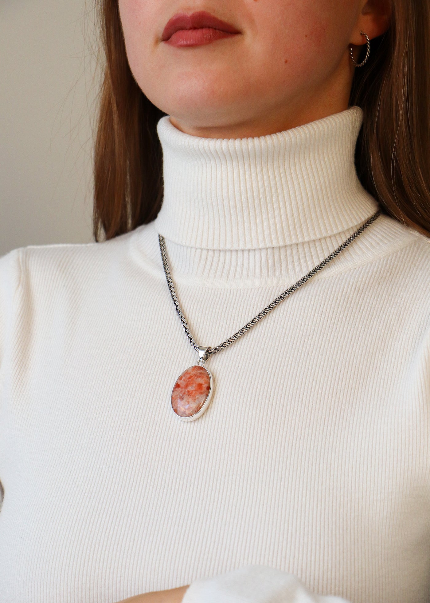 Sunstone pendant