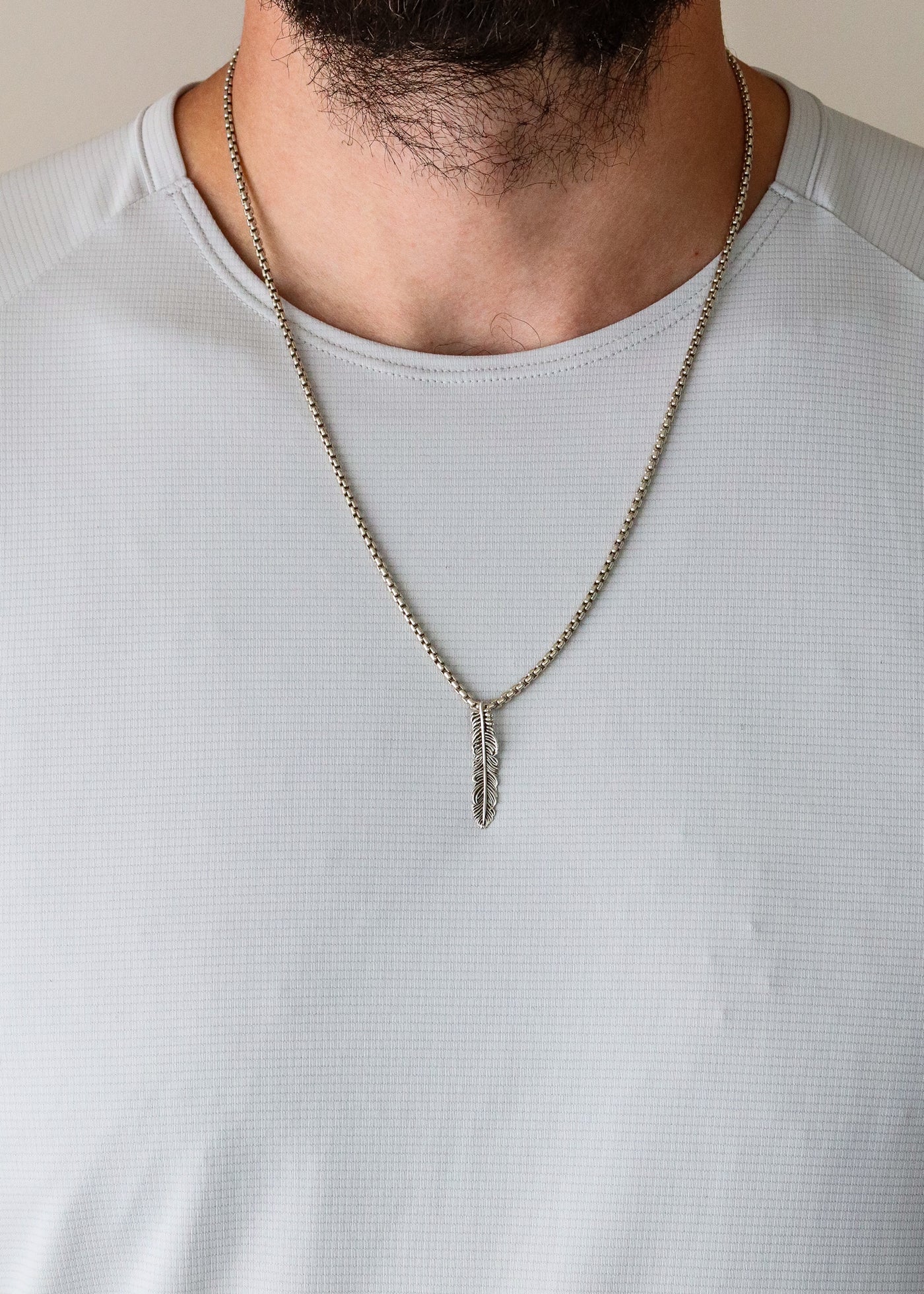 Feather pendant