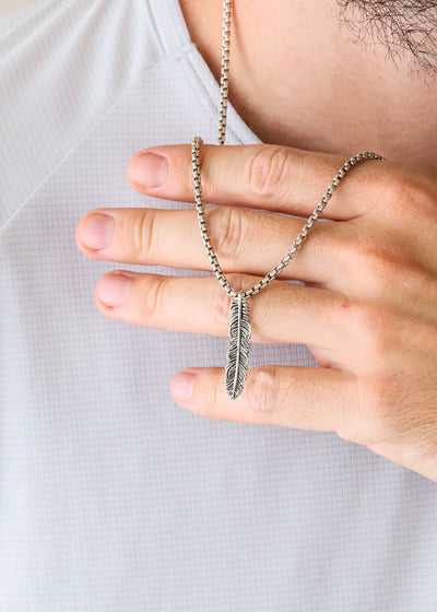 Feather pendant