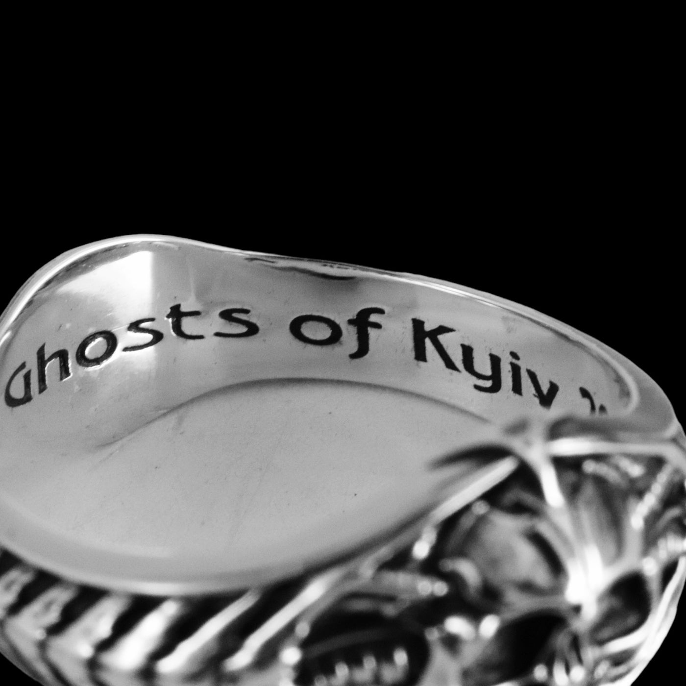 Ghost of Kyiv Silver Ring