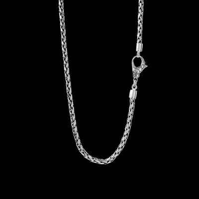 Bali silver necklace (4 mm)