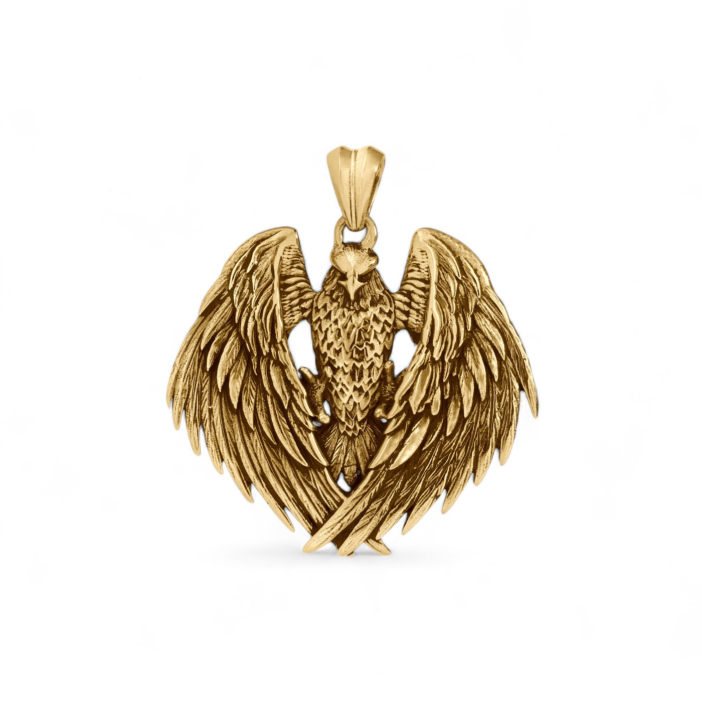 14k Yellow Gold Eagle Pendant