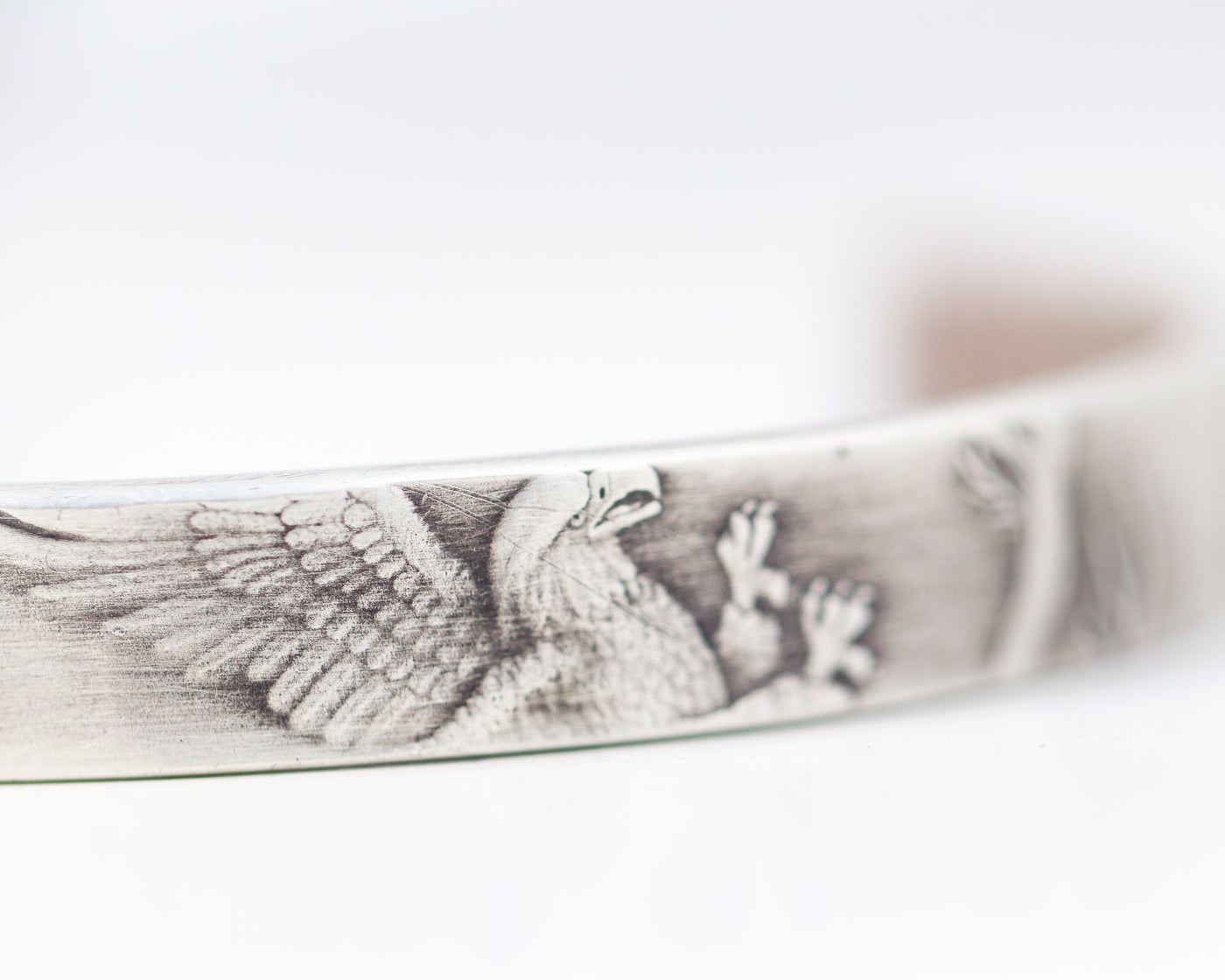 999 Silver Cuff Bracelet American Eagle
