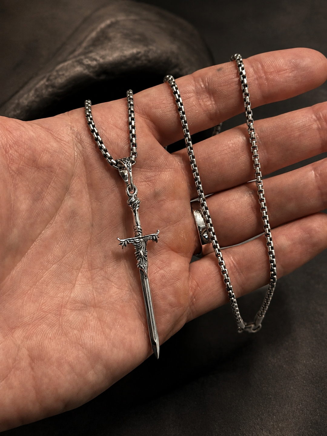 Sword Silver Pendant – Dynamis Jewelry