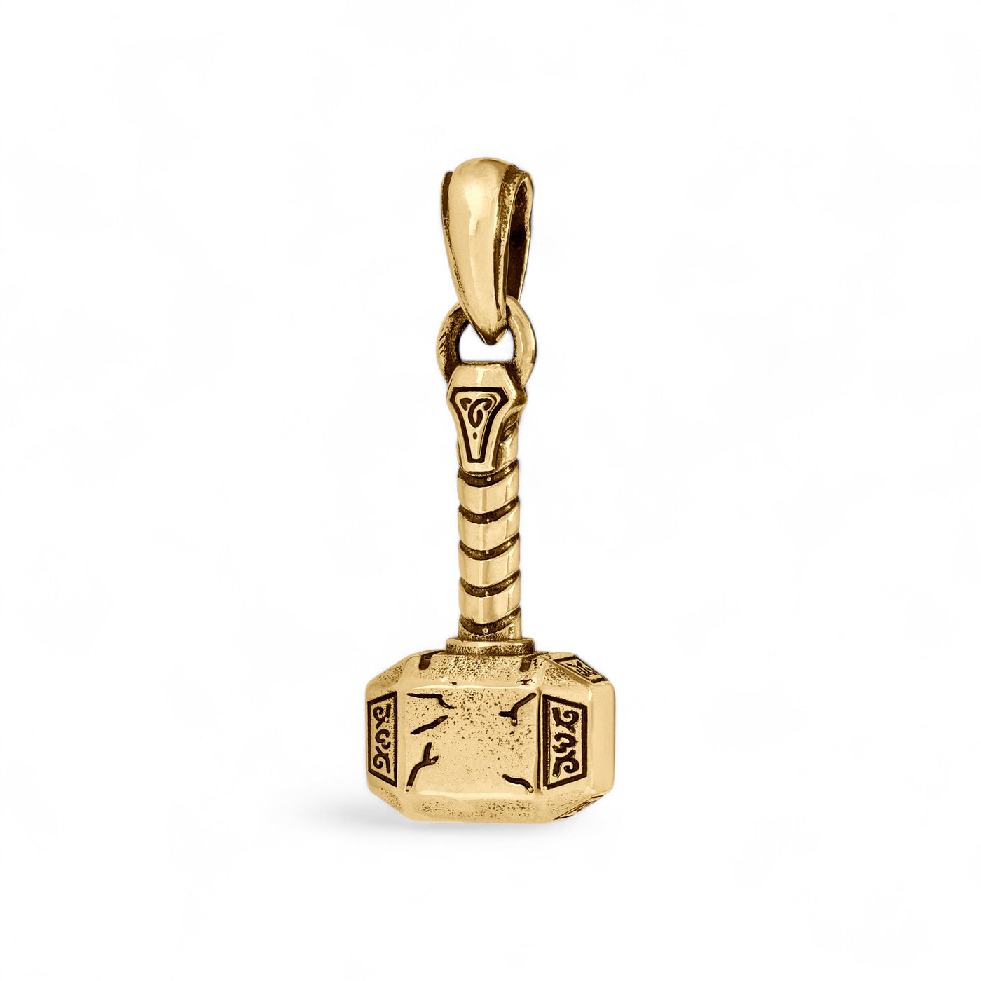 14k Yellow Gold MJÖLNIR Pendant