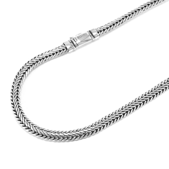 Heavy Foxtail silver chain – Dynamis Jewelry