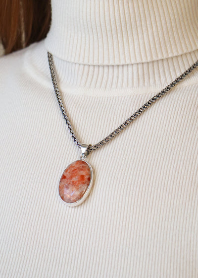 Sunstone pendant