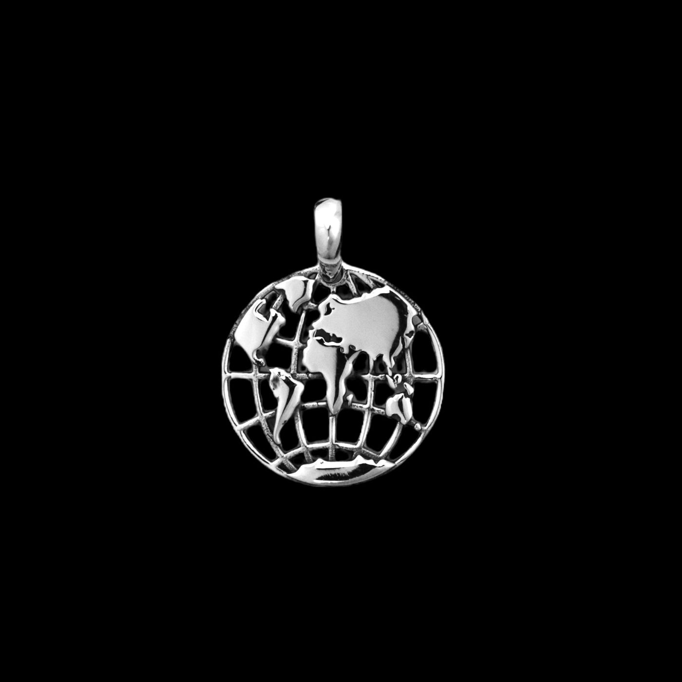 Silver Globe Pendant