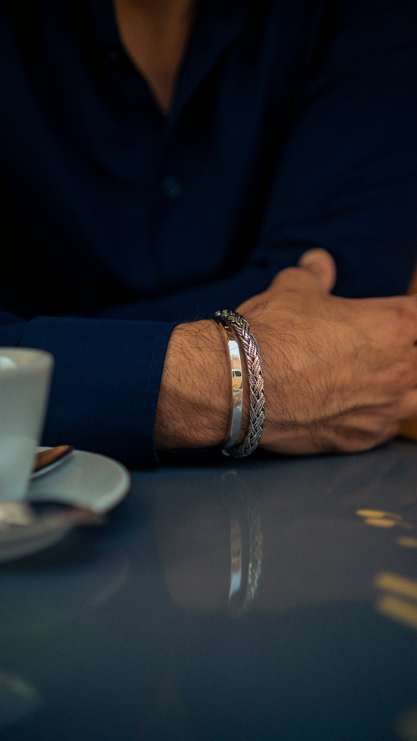 Bali silver bracelet (7 mm)