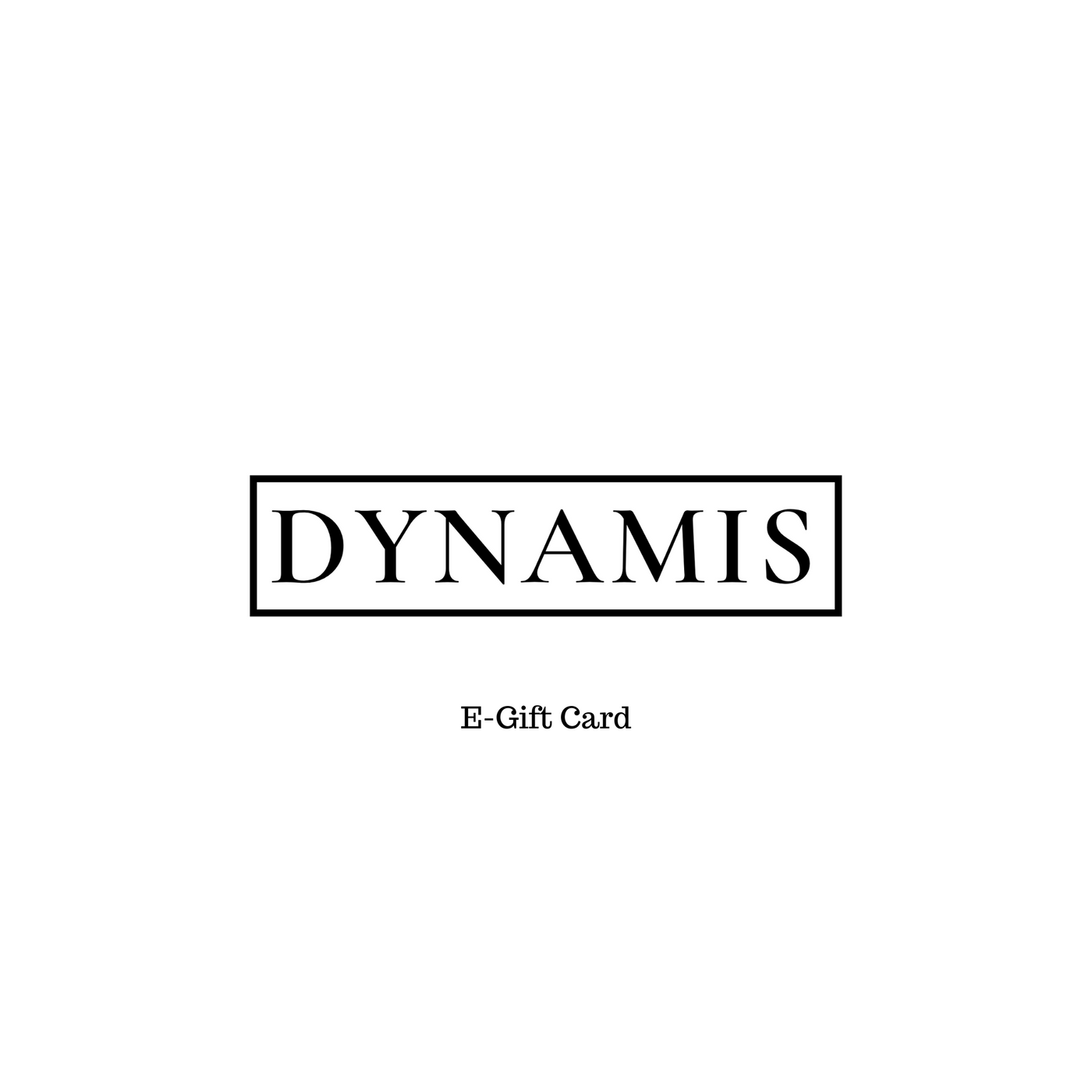 Dynamis Jewelry 电子礼品卡
