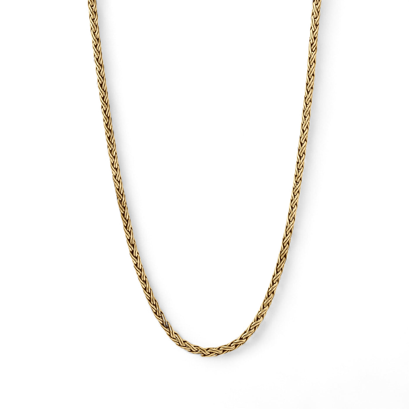 Bali 18k Yellow Gold Necklace (3 mm)