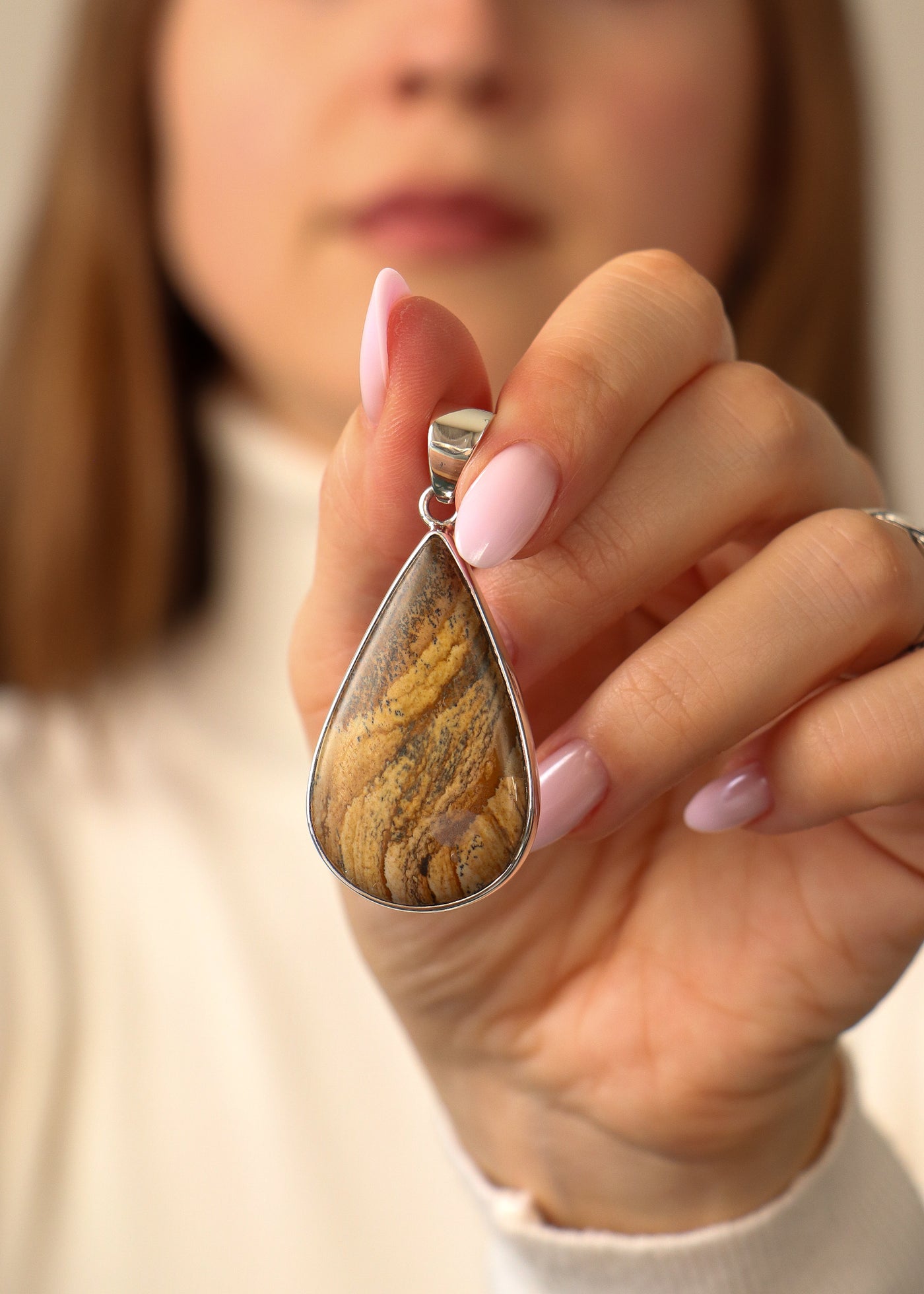 Jasper pendant