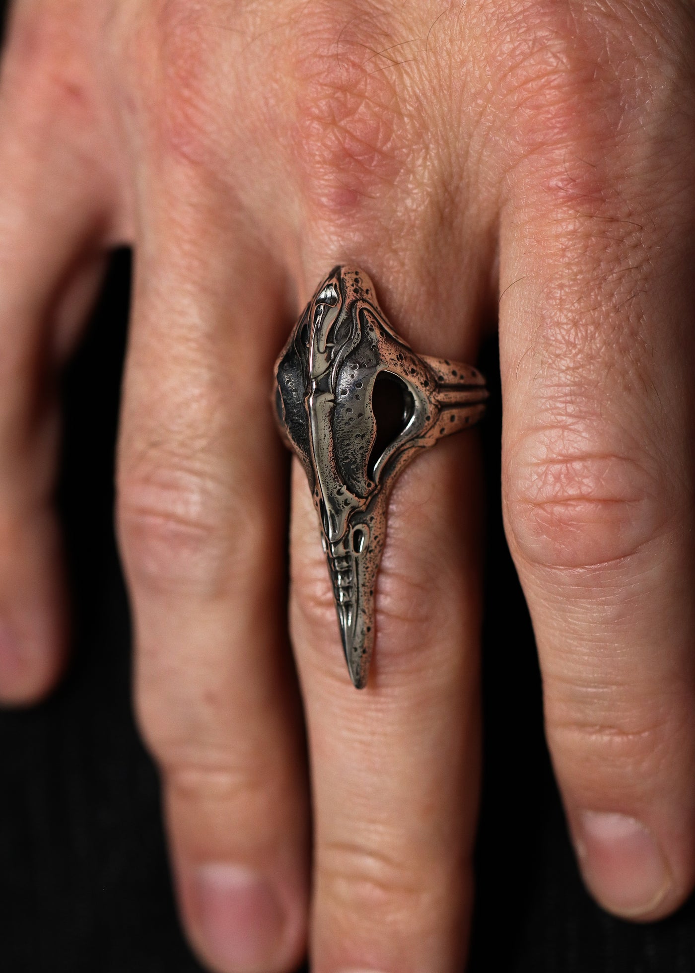 Silver Plague Doctor Ring