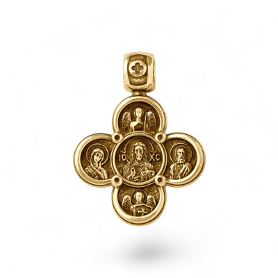 14k Yellow Gold Cross