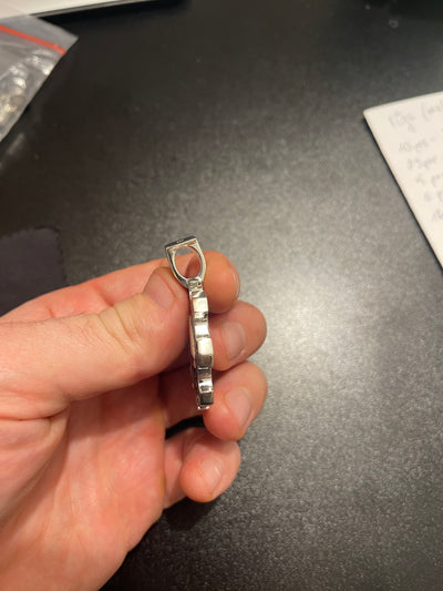 银色凯尔特吊坠