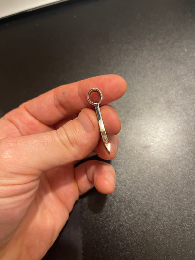 Hacha celta de plata