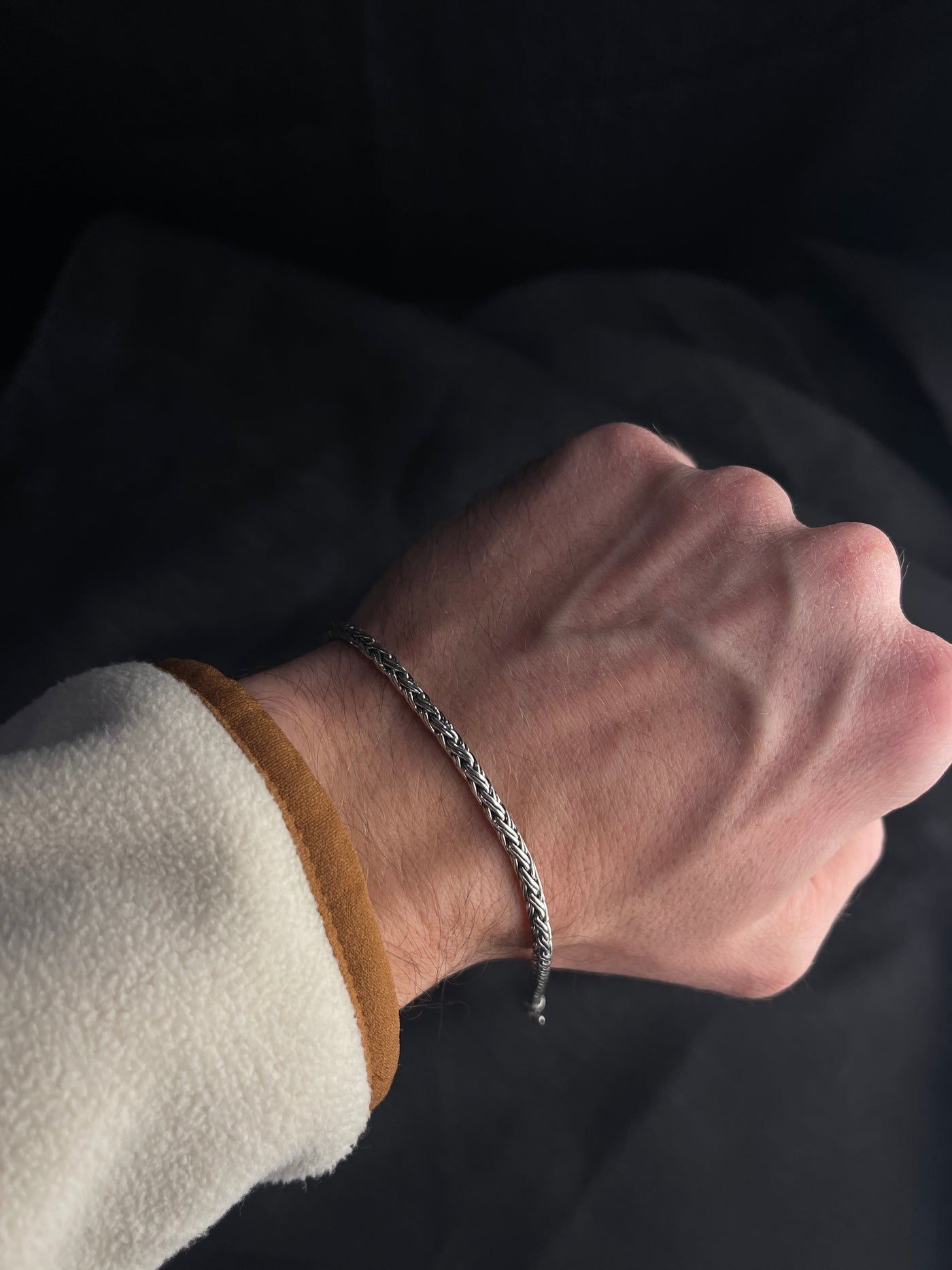 细巴厘岛银手链