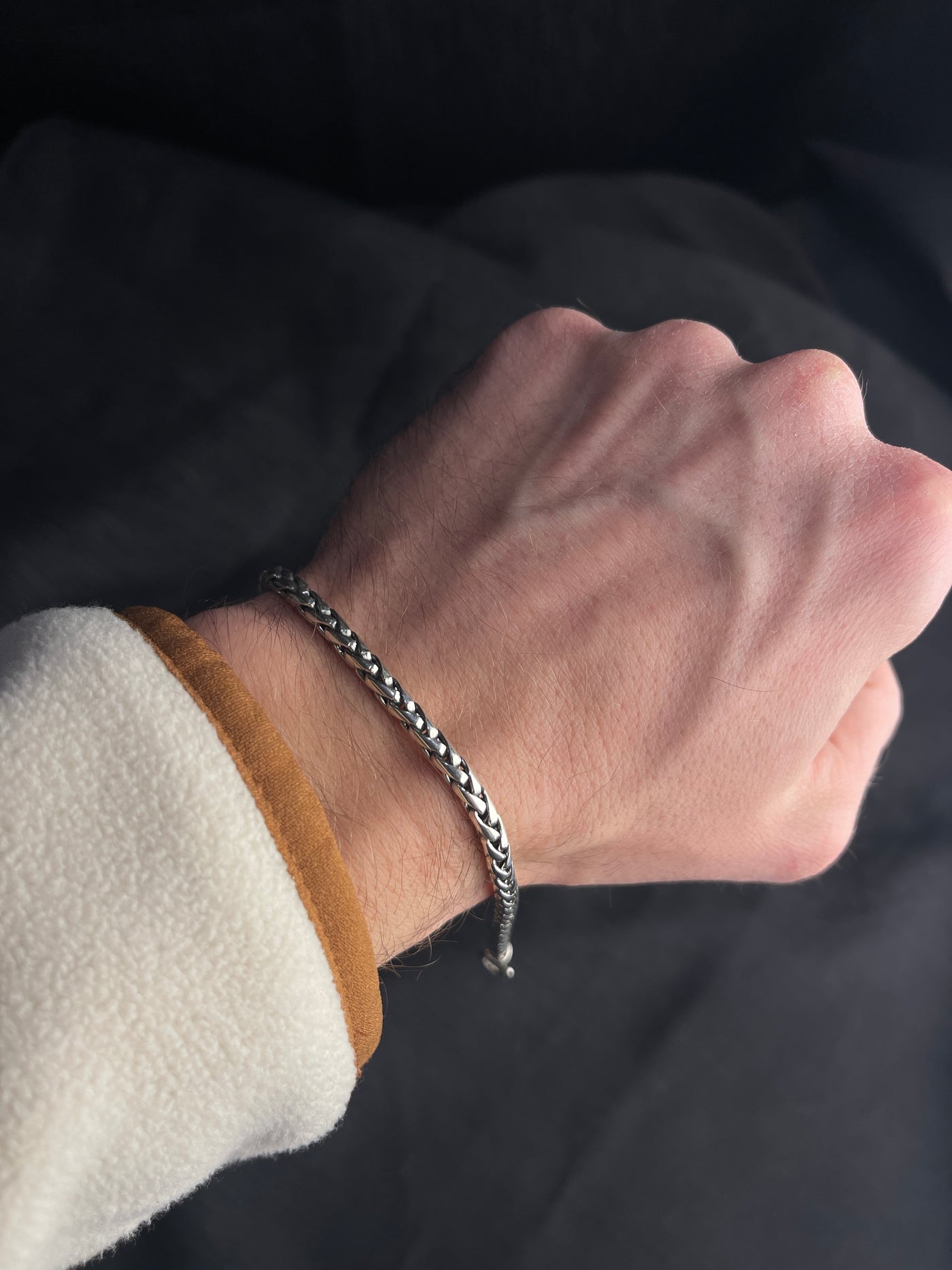 Pulsera Bali de plata (4 mm) 