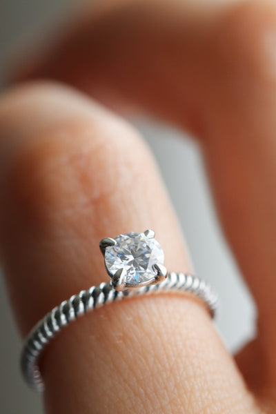 Moissanite Ring